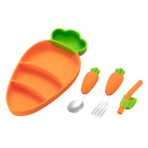 CarrotMate Silicone Baby Dining Set